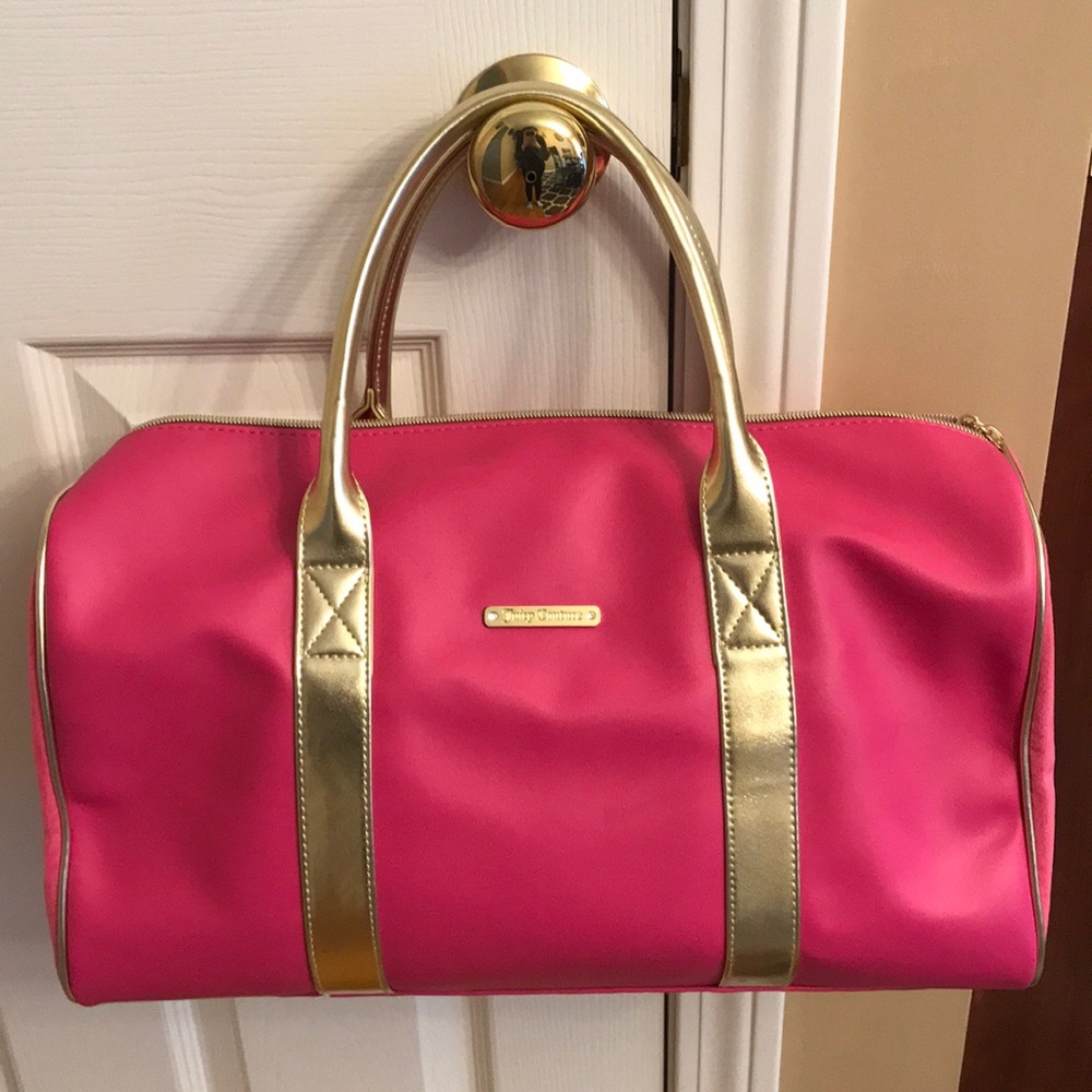 Juicy Couture Pink Duffle bag!!
